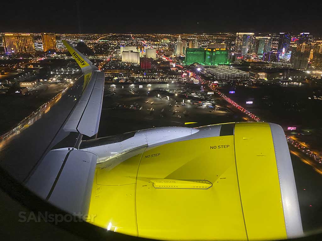View of Las Vegas after takeoff 