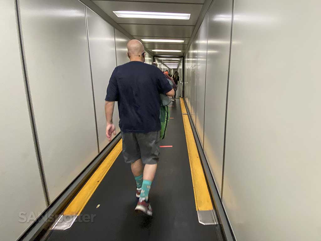 San Diego airport terminal 1 jet bridge spirit airlines