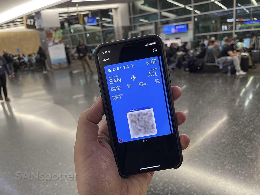 Delta comfort plus mobile boarding pass 