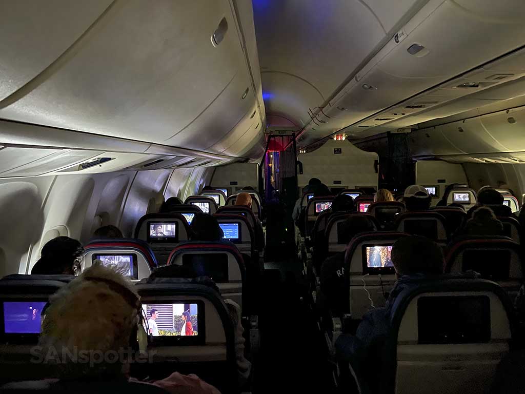 Delta 767-300 comfort plus premium economy cabin