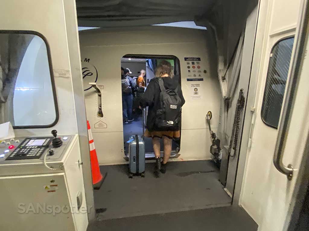 Delta 767-300 boarding door