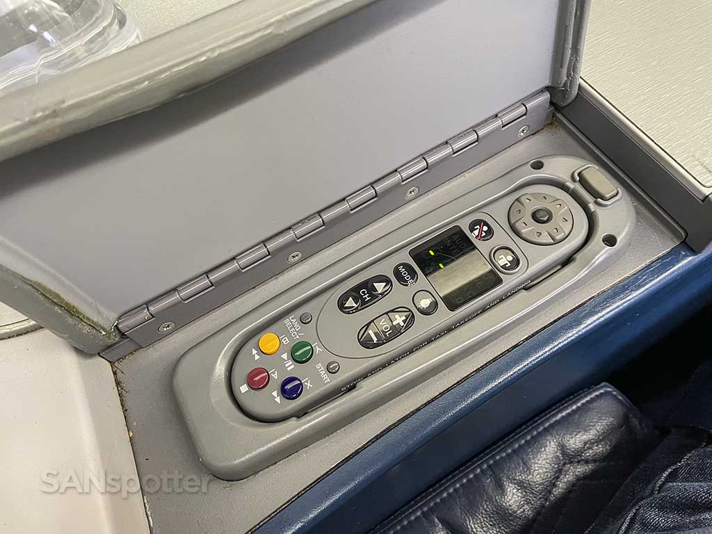Delta 767-300 first class entertainment system remote