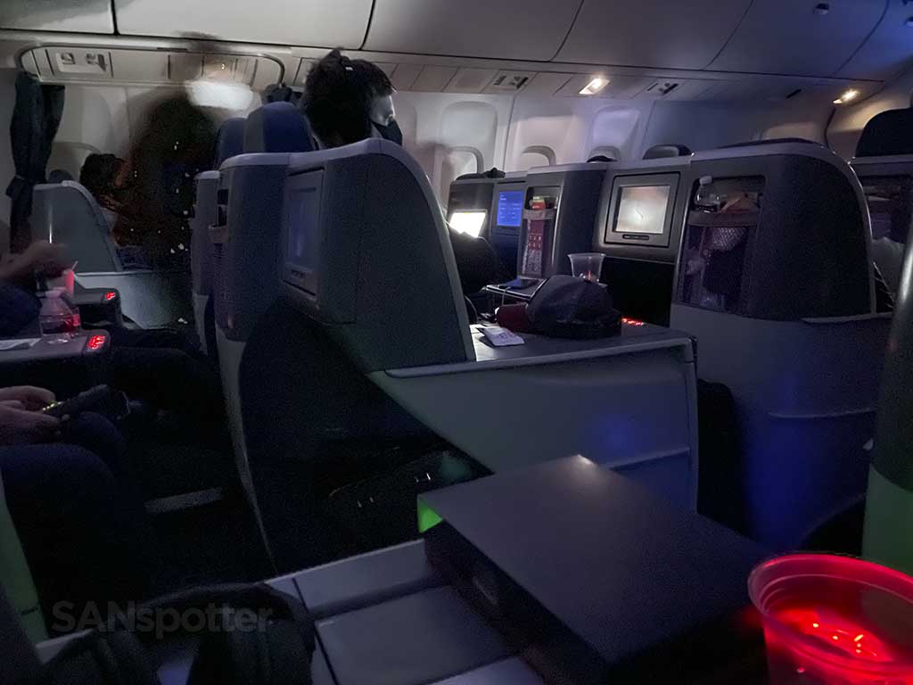 Delta 767-300 first class passengers 