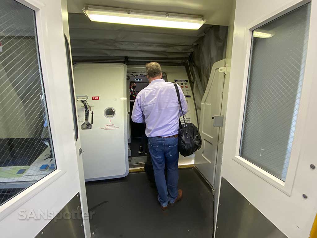 Delta A321 main boarding door 