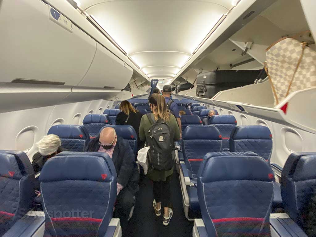 Delta A321 first class cabin