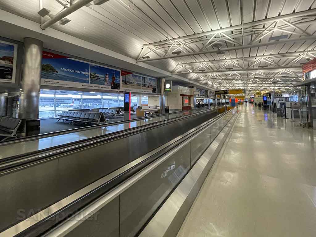 terminal 8 JFK empty 