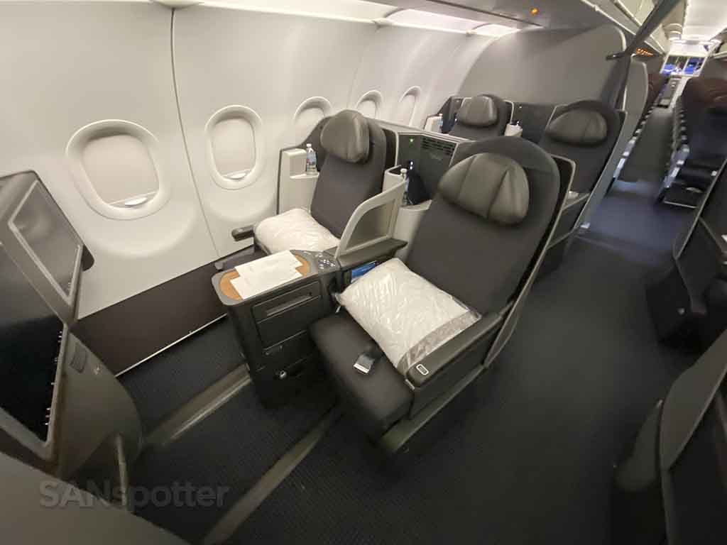 American Airlines a321t flagship business class seats