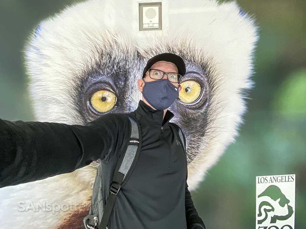 SANspotter selfie LAX zoo mural