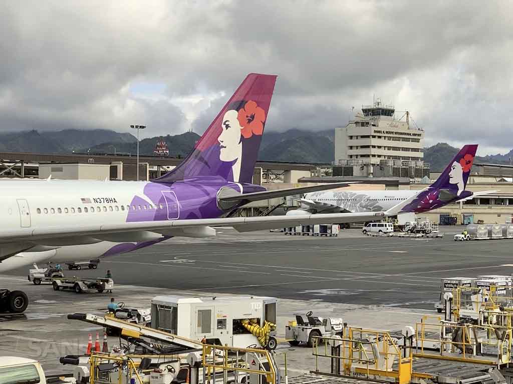 Hawaiian Airlines A330s at Honolulu airport