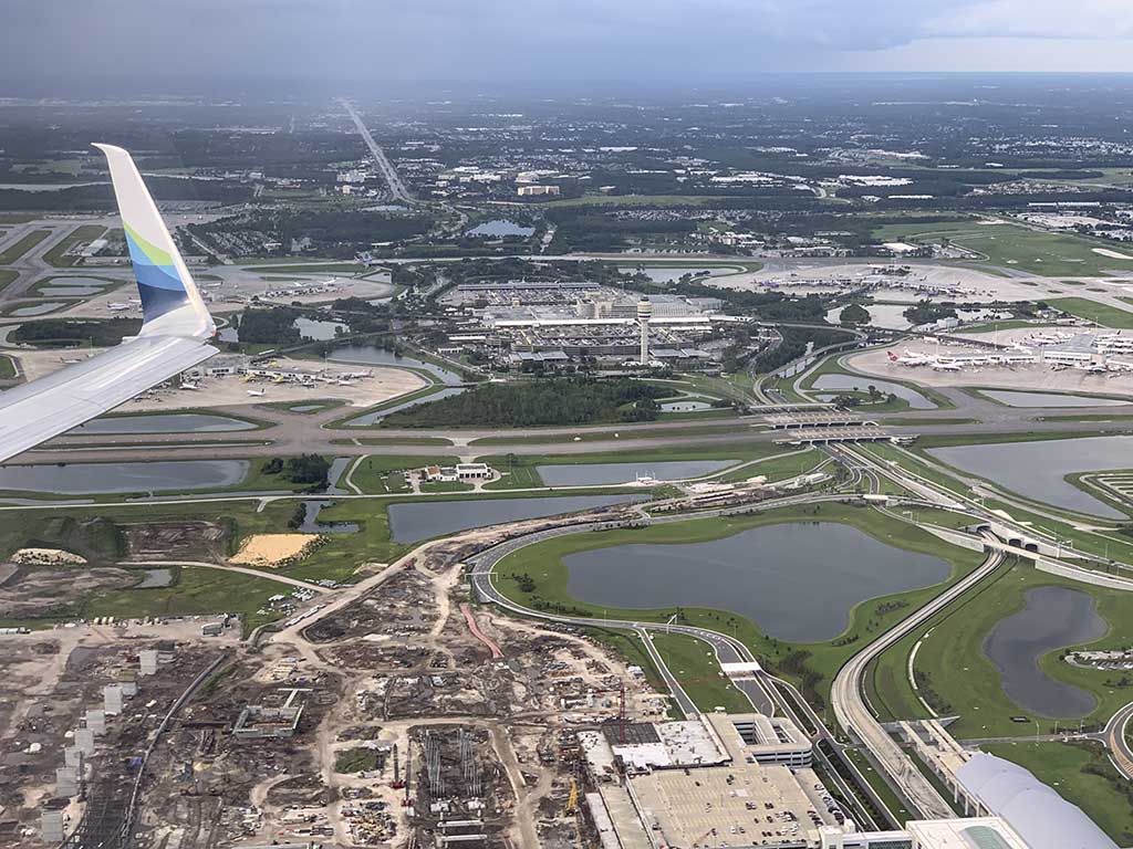 Orlando airport from the air