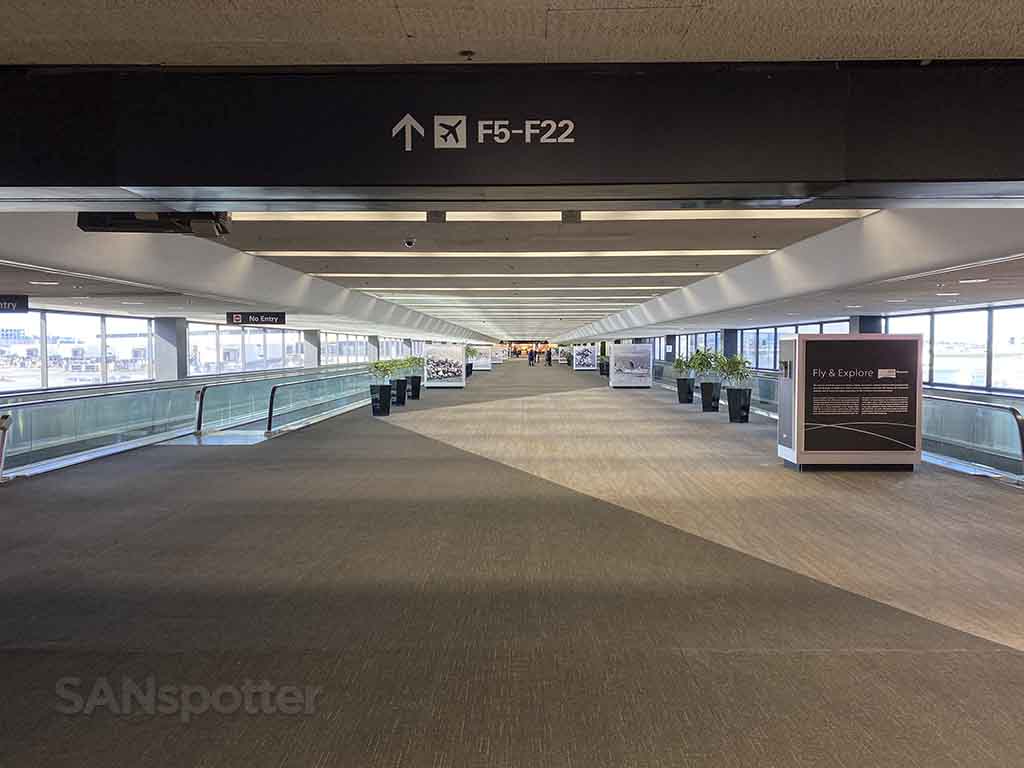 Empty San Francisco airport