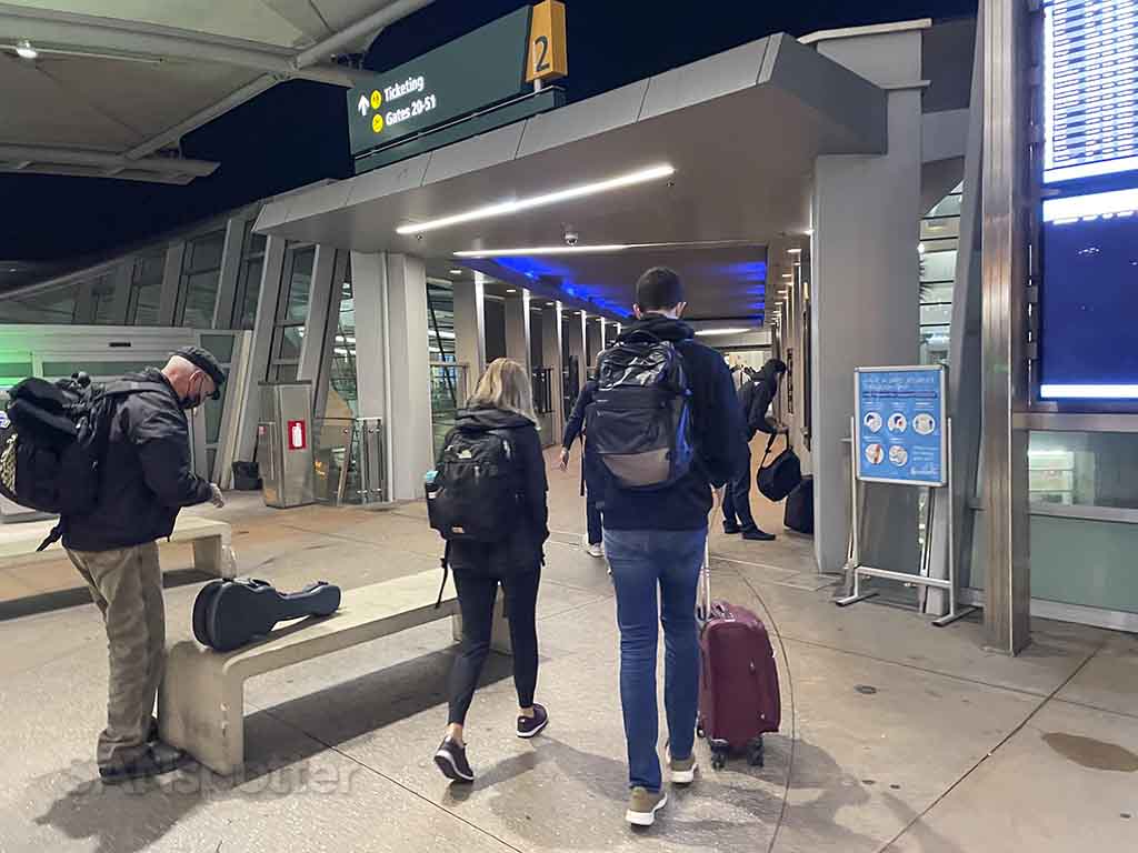 San Diego airport terminal 2 entrance
