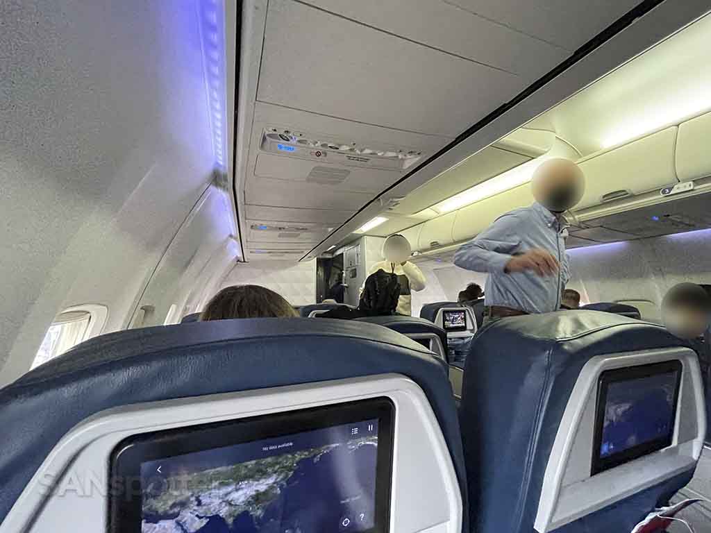 Delta domestic first class passengers