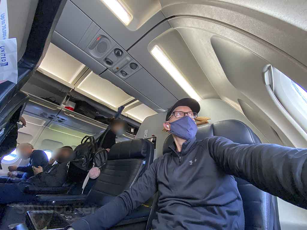 SANspotter United a319 first class