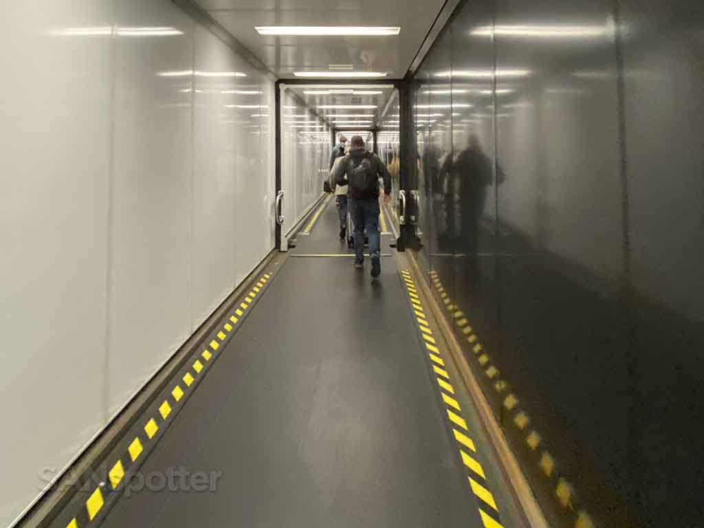 San Diego airport jet bridge United gates