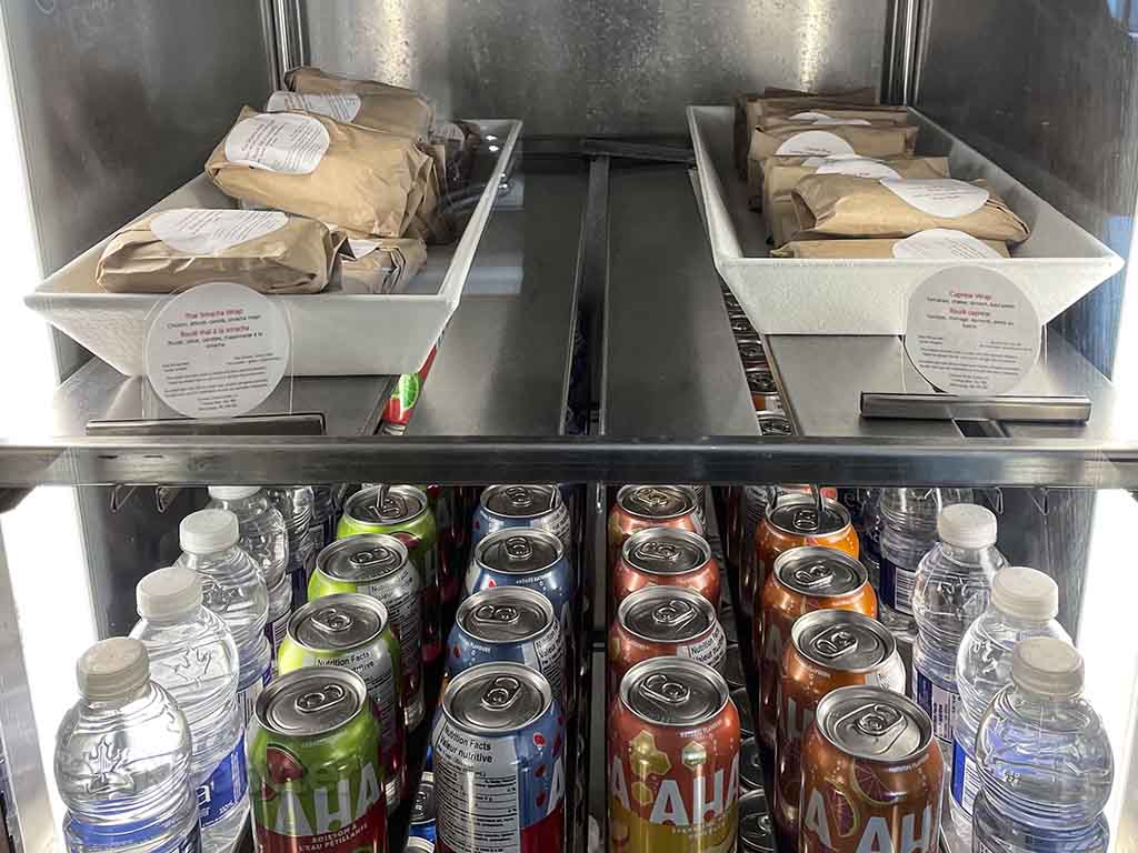 Edmonton air Canada lounge sandwiches