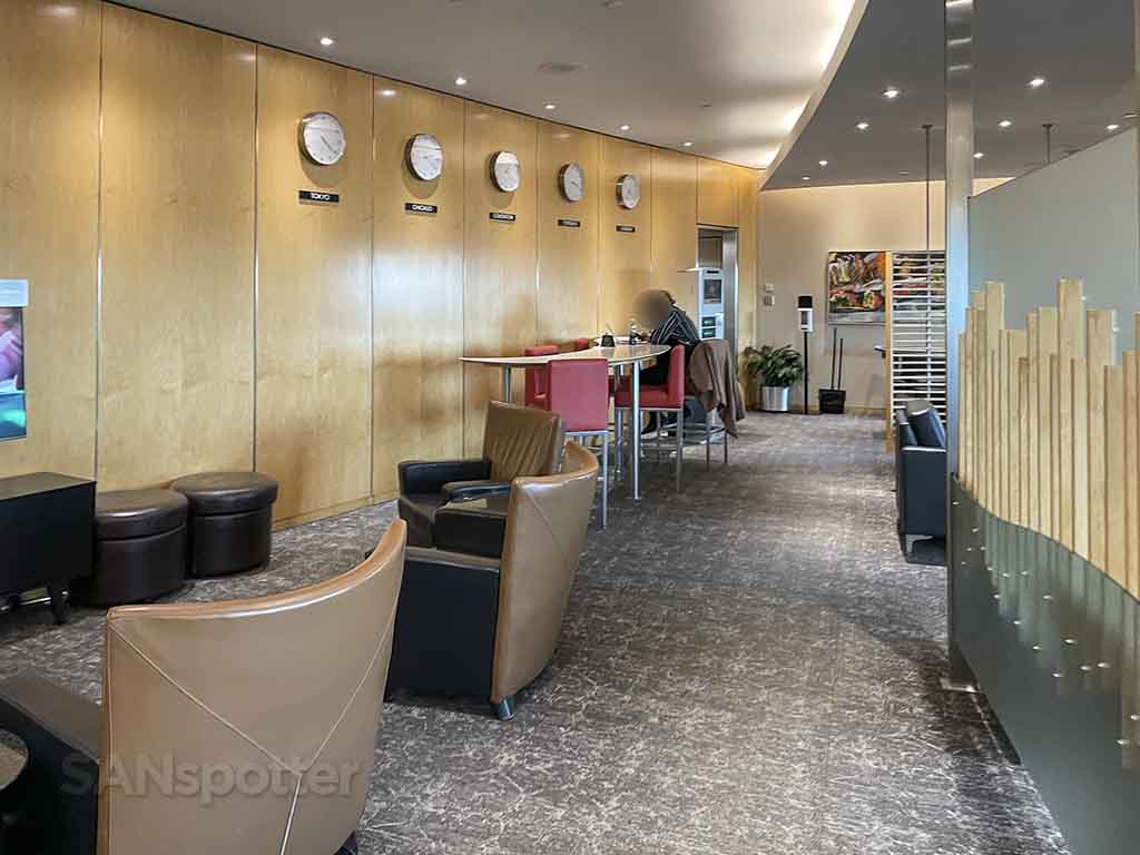Edmonton air Canada lounge seating areas