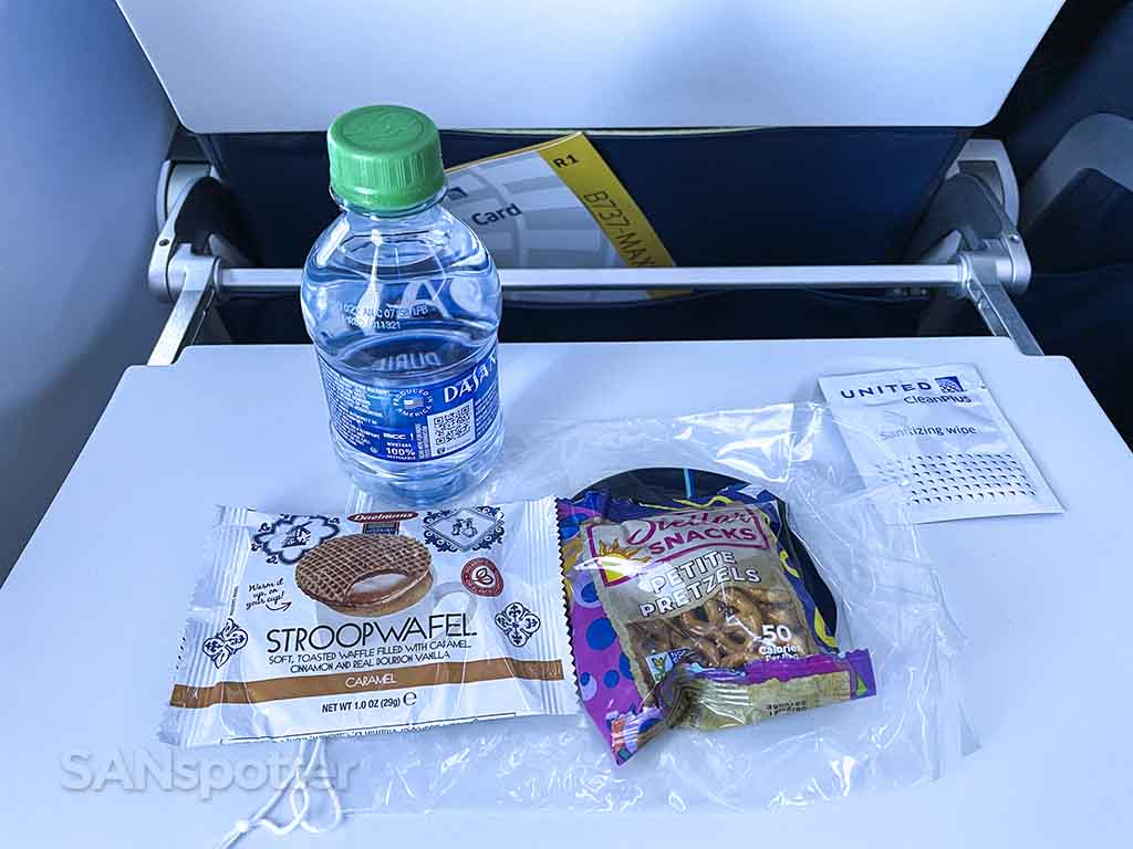 United airlines economy snack