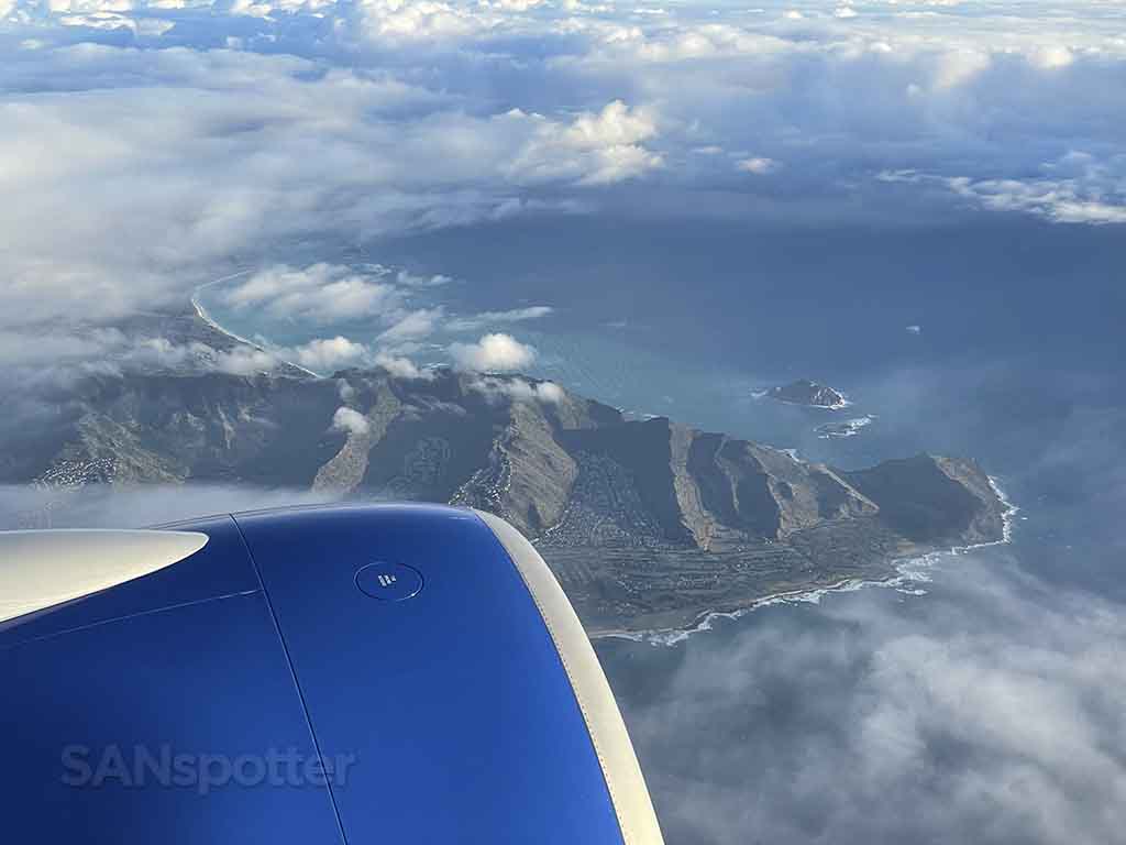 View of Oahu after takeoff from HNL