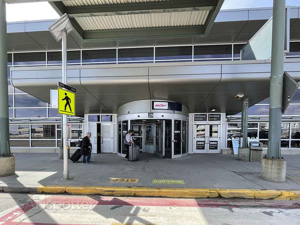 Edmonton airport main entrance 