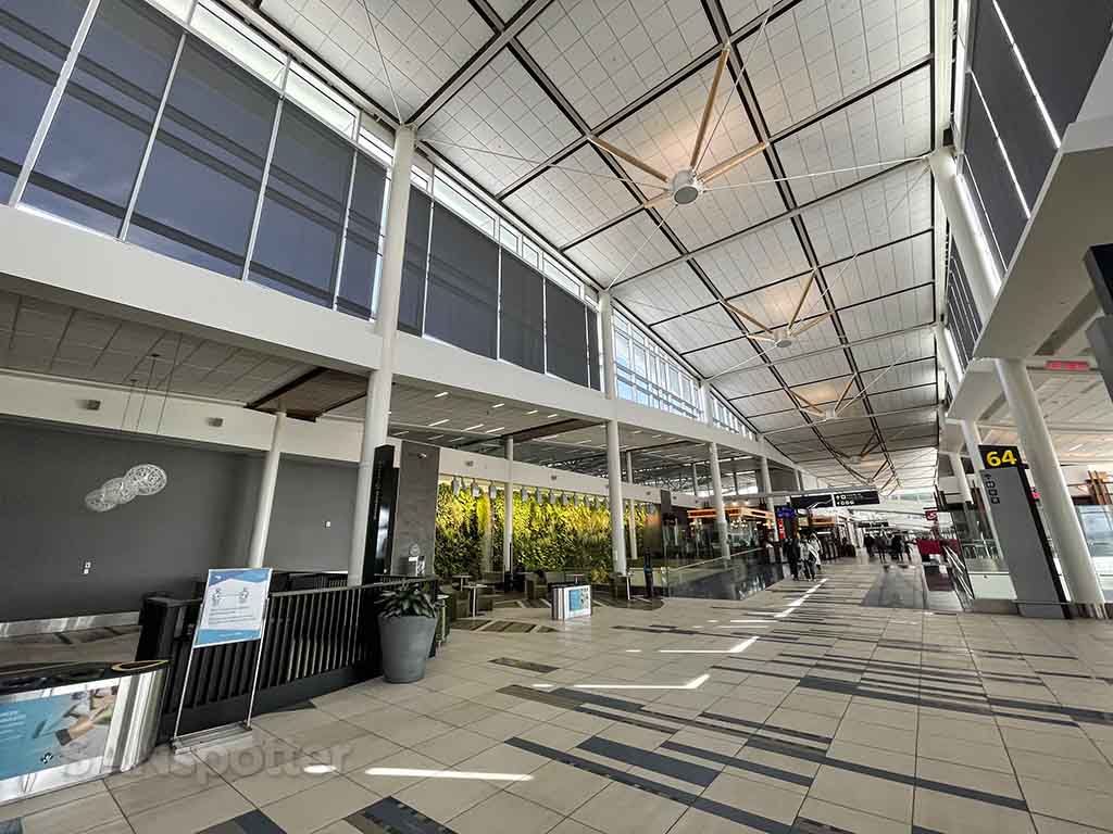 Edmonton airport main terminal Interior design 