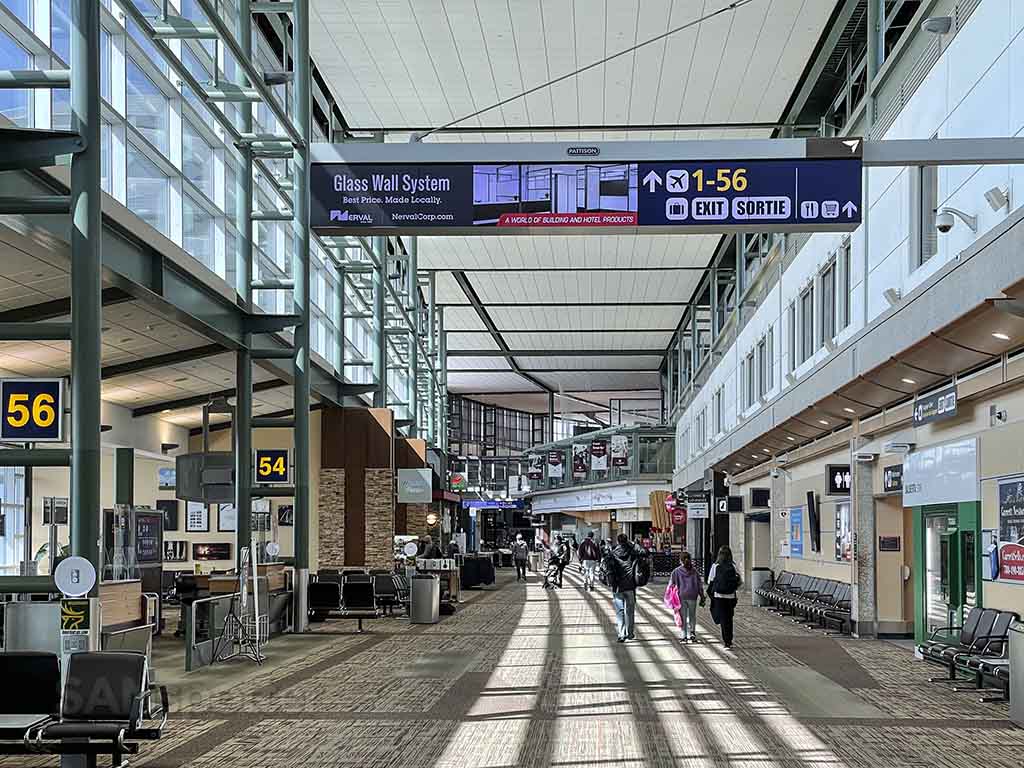 Edmonton airport main terminal 