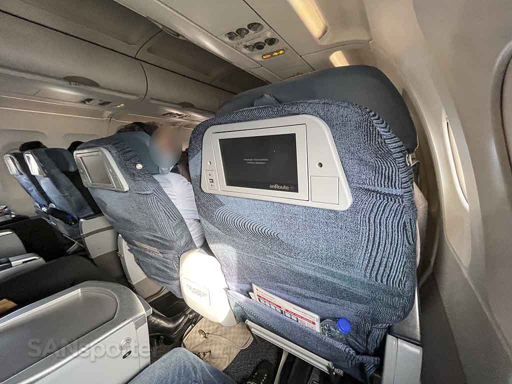 Air Canada fabric domestic business class seats