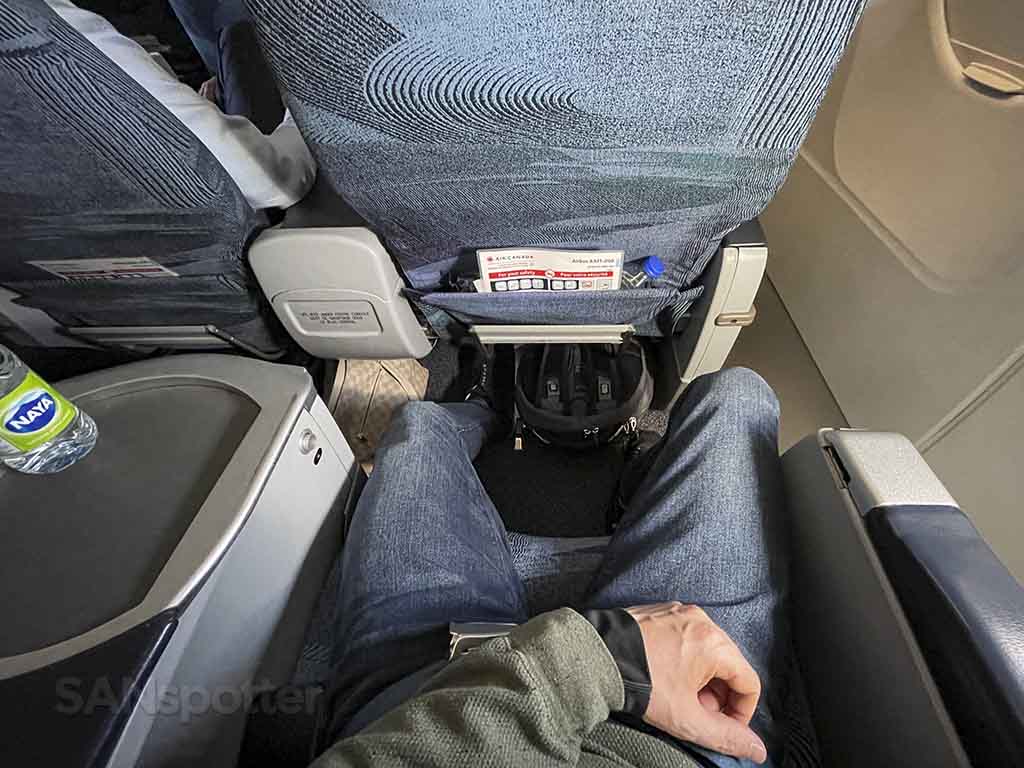 Air Canada a321 business class seat comfort