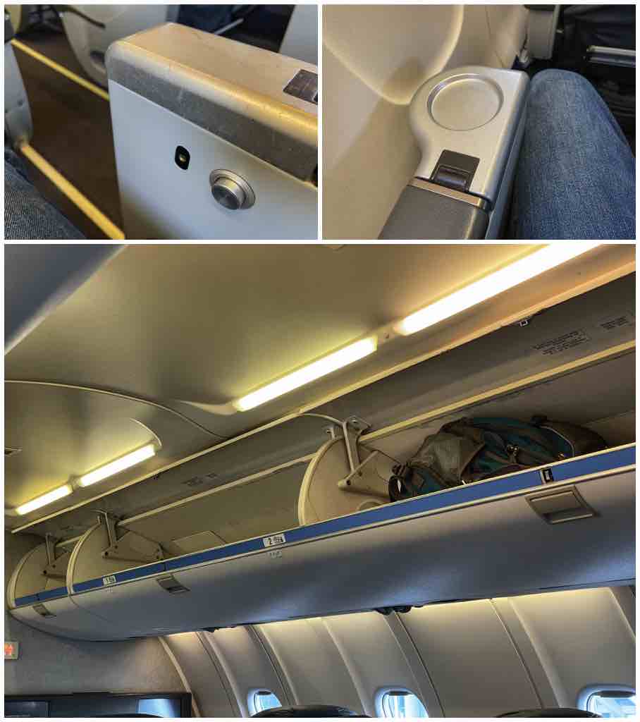 Air Canada express business class seat details