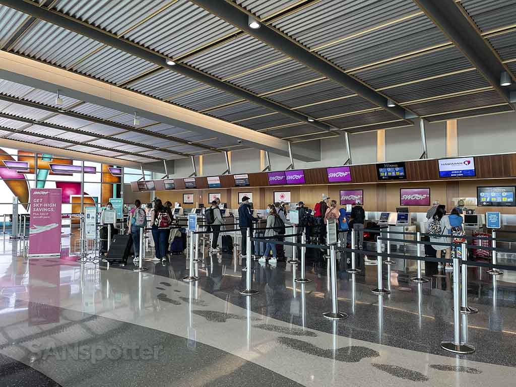 Swoop airlines check in San Diego airport