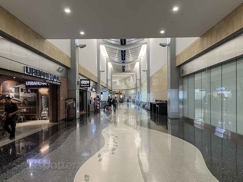 Inside terminal 2 west San Diego airport 