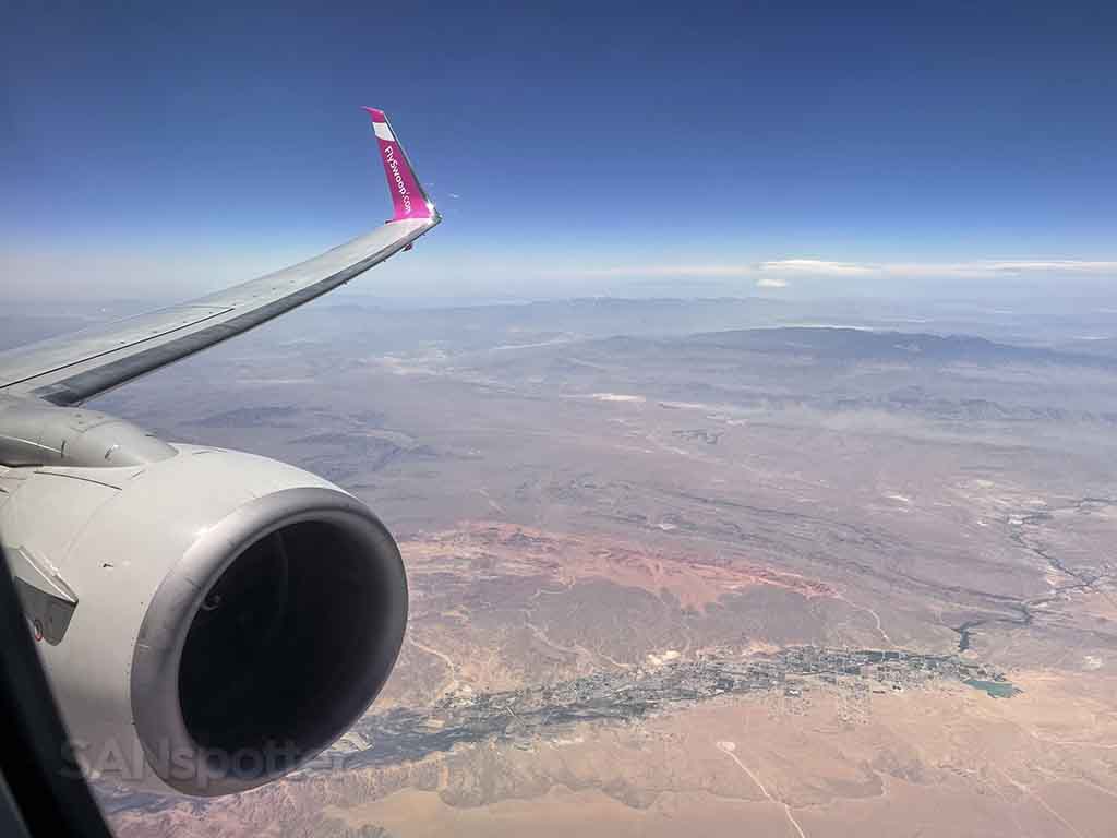 swoop San Diego to Edmonton scenery