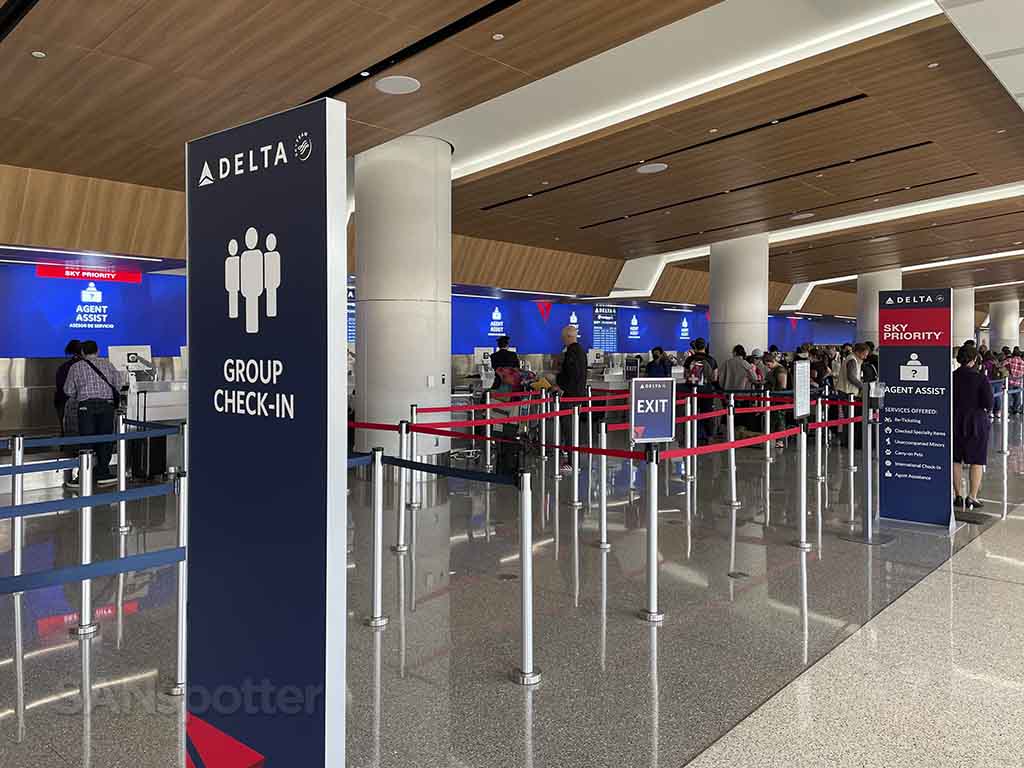 Aeromexico and delta check in terminal 3 LAX
