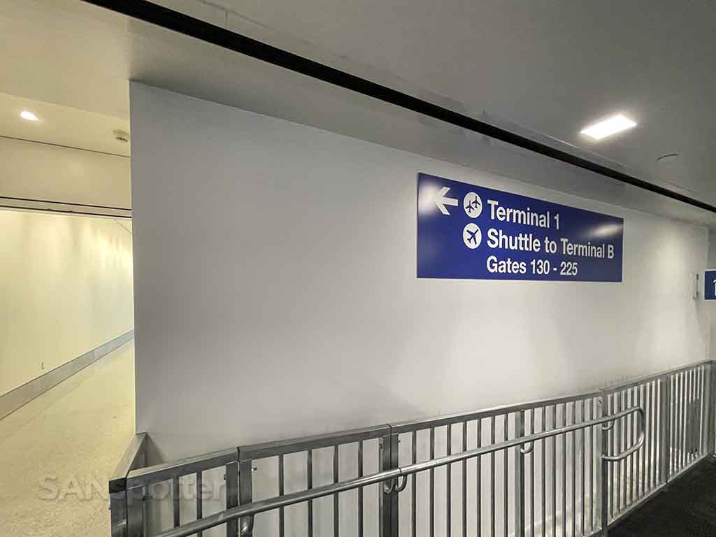 Shuttle to terminal B LAX