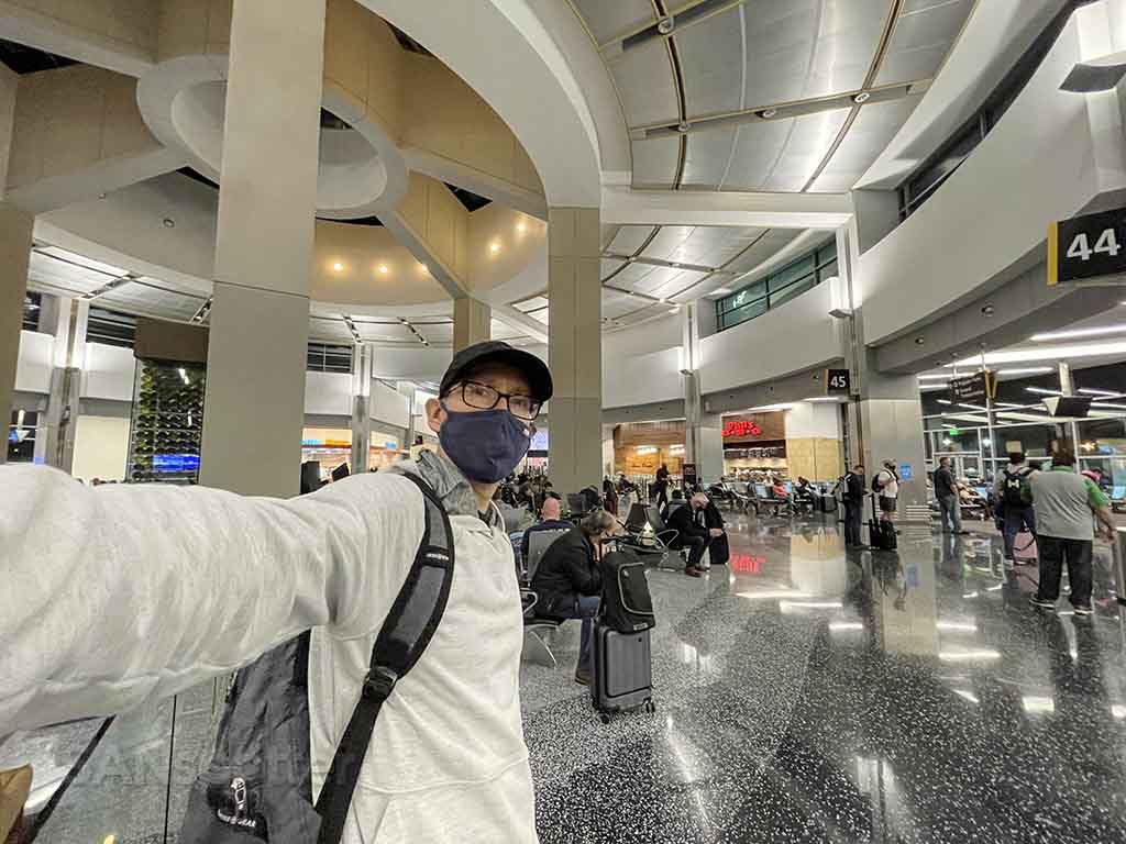 SANspotter at San Diego Airport before flight