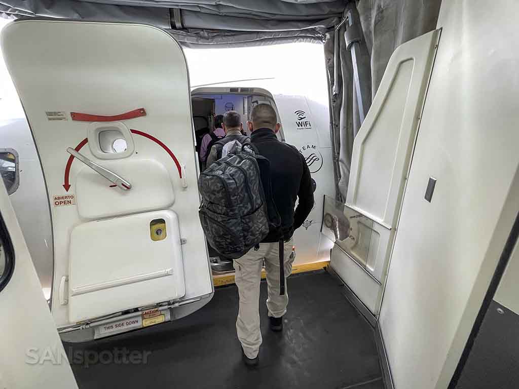 Aeromexico 737 max 9 boarding door