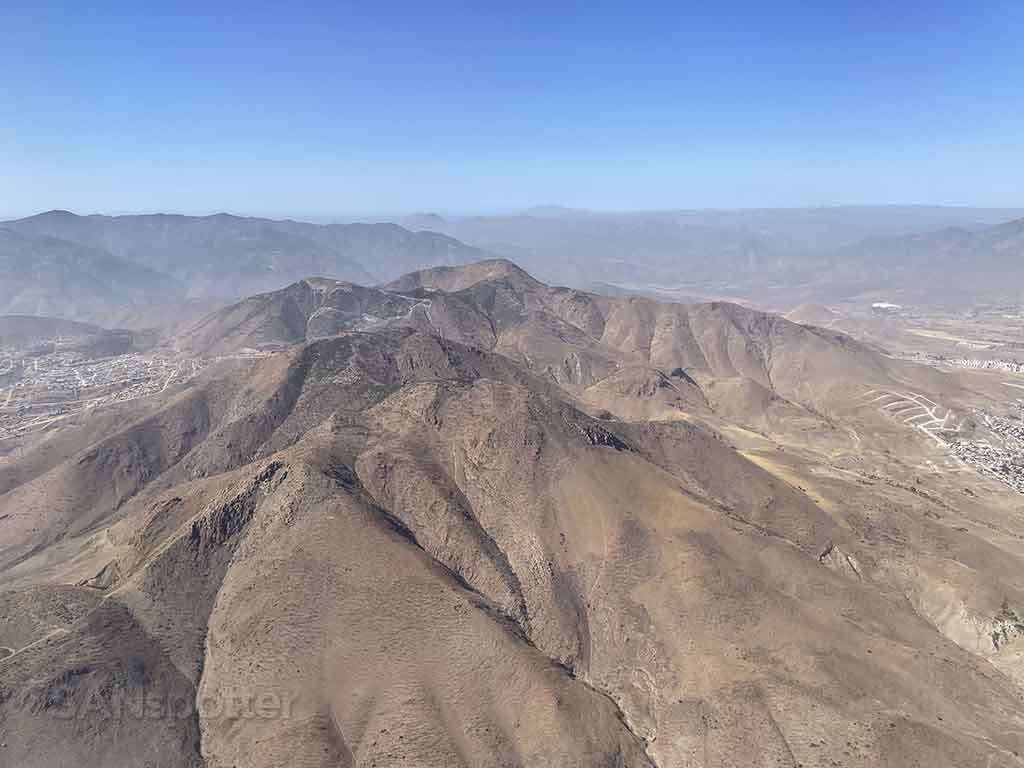 Mountains surrounding Tijuana 
