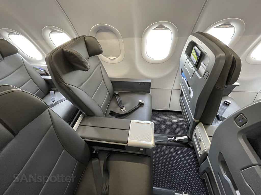 American airlines A321neo first class window seat 4A