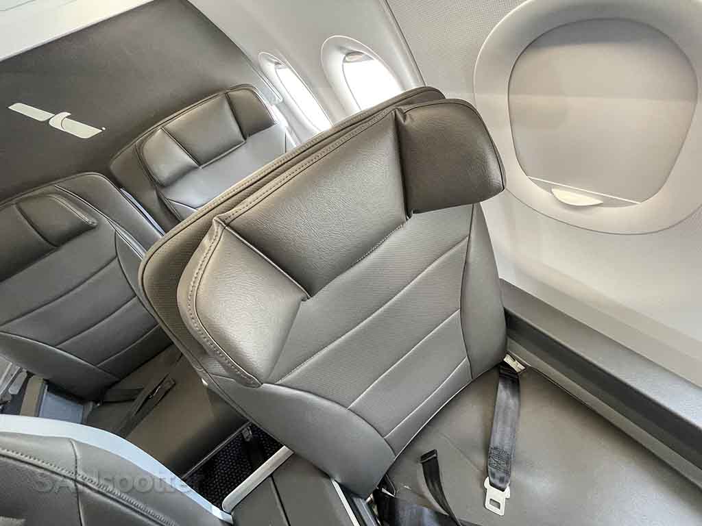 American airlines A321neo first class seat headrest