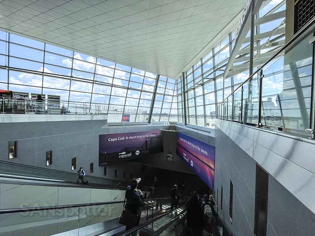 BOS terminal A asymmetrical architecture