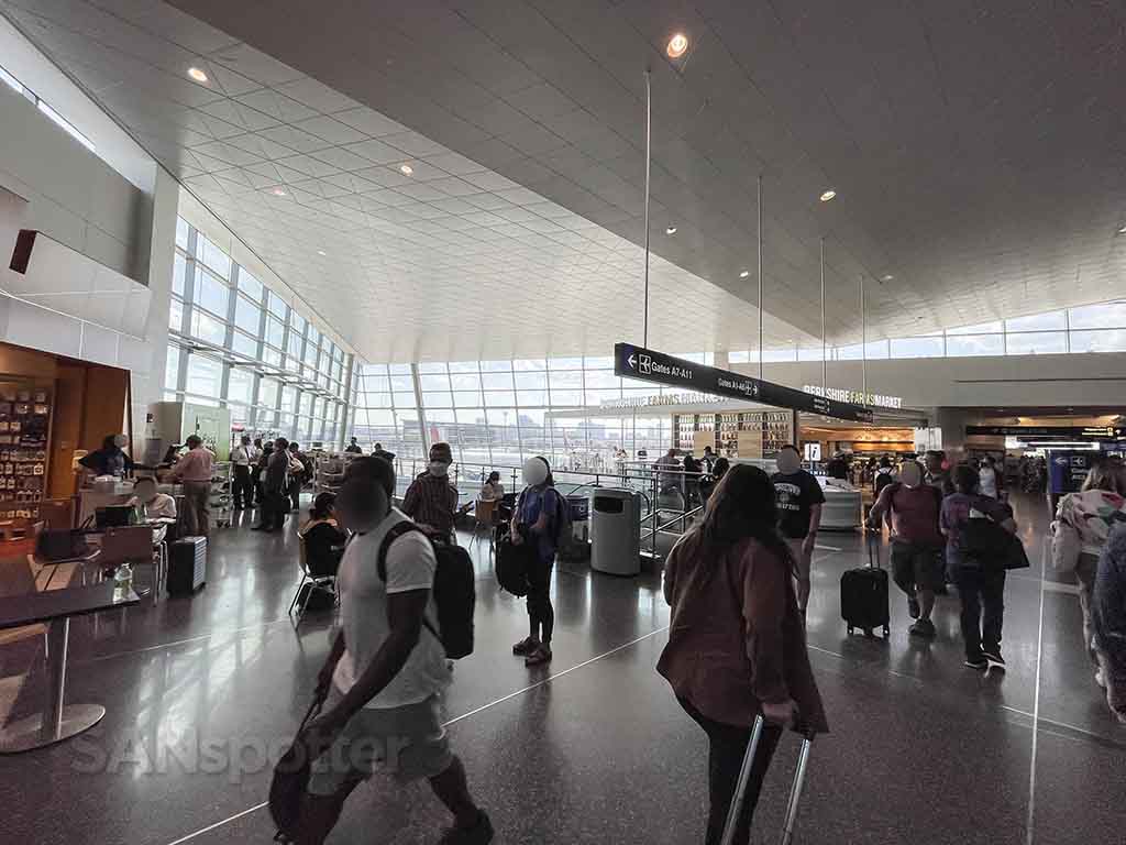 Terminal A Boston Logan airport