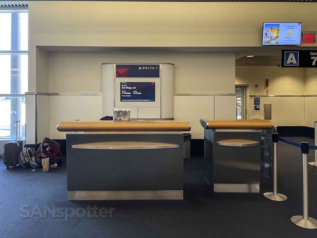 Gate A7 Boston airport