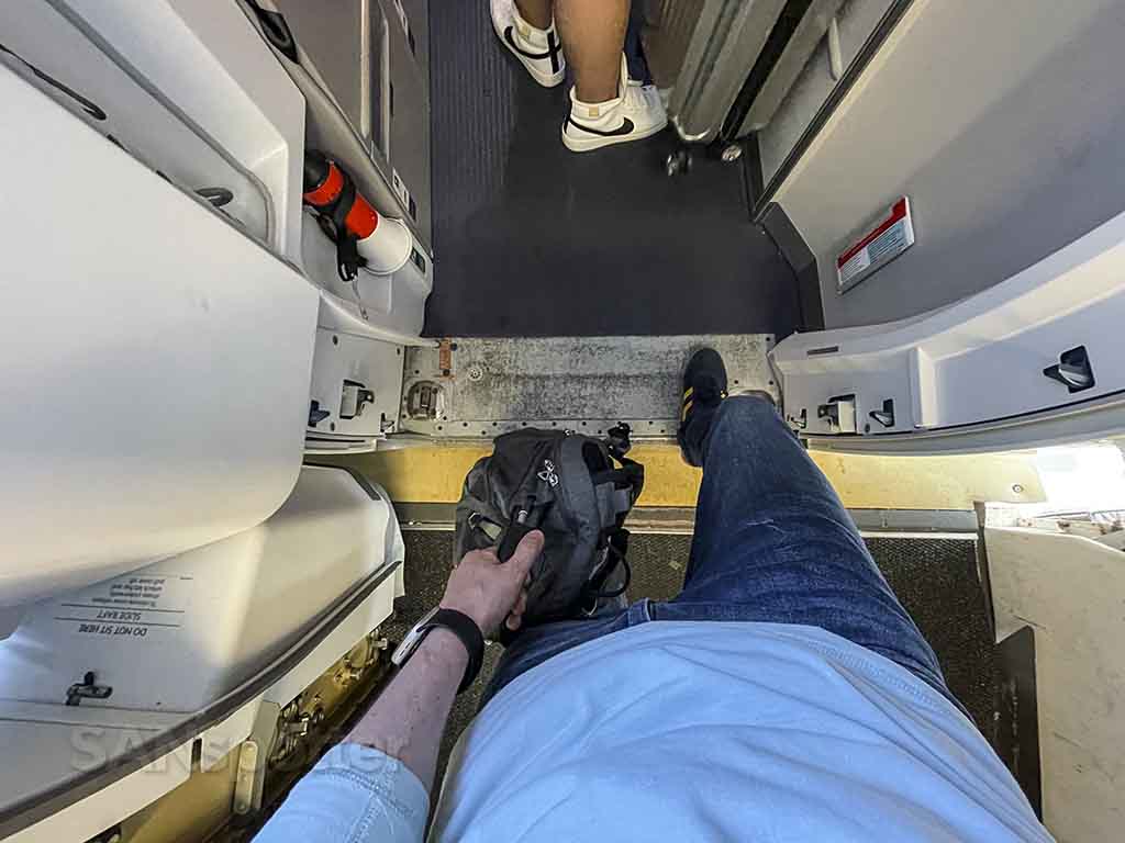 Delta A321neo boarding door frame