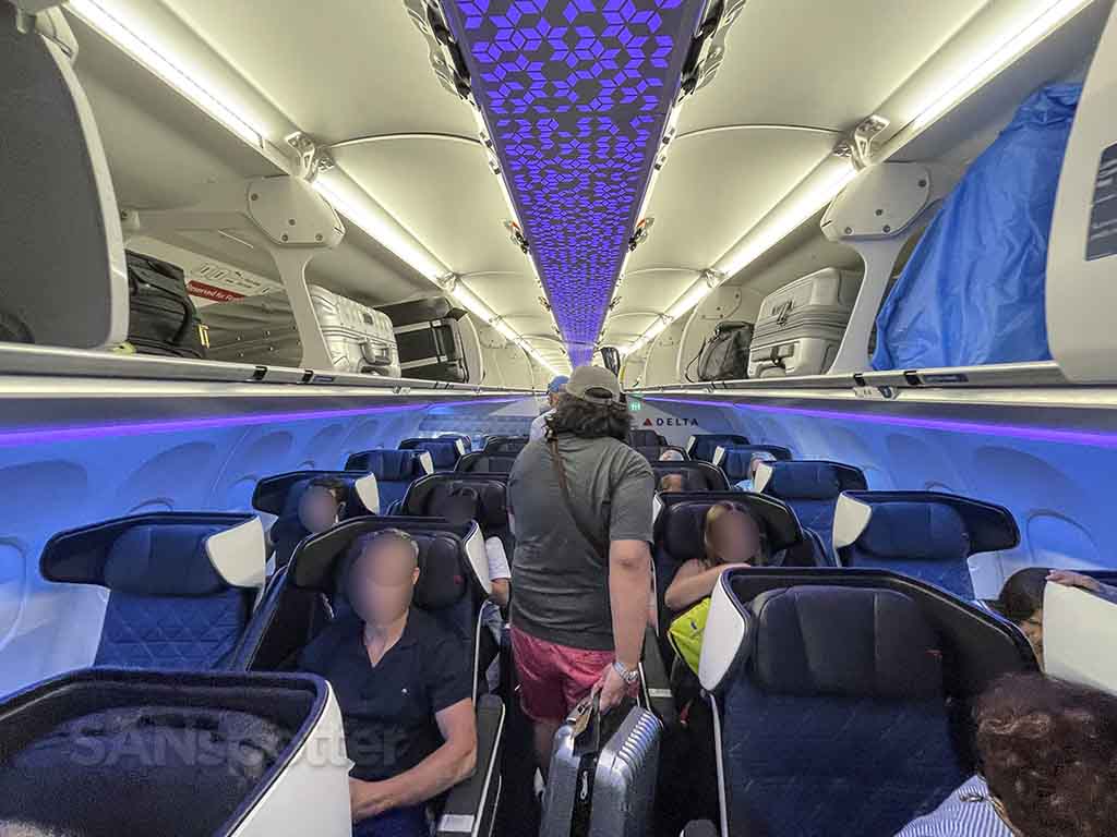 Delta A321neo first class cabin