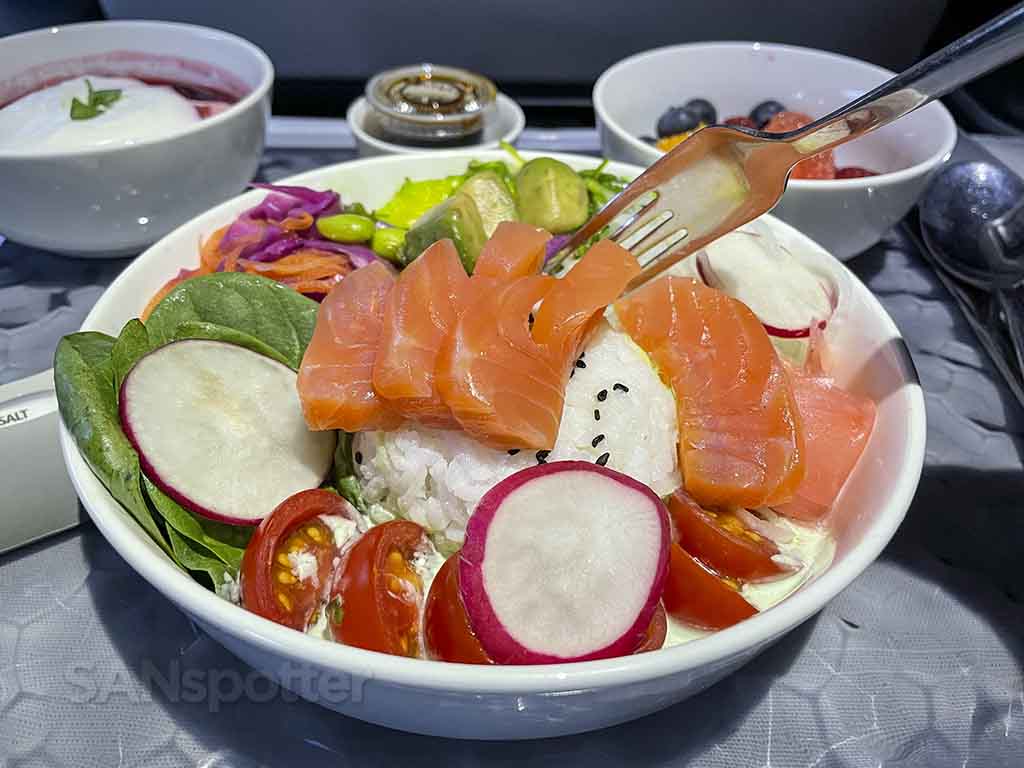 Delta first class fresh poke