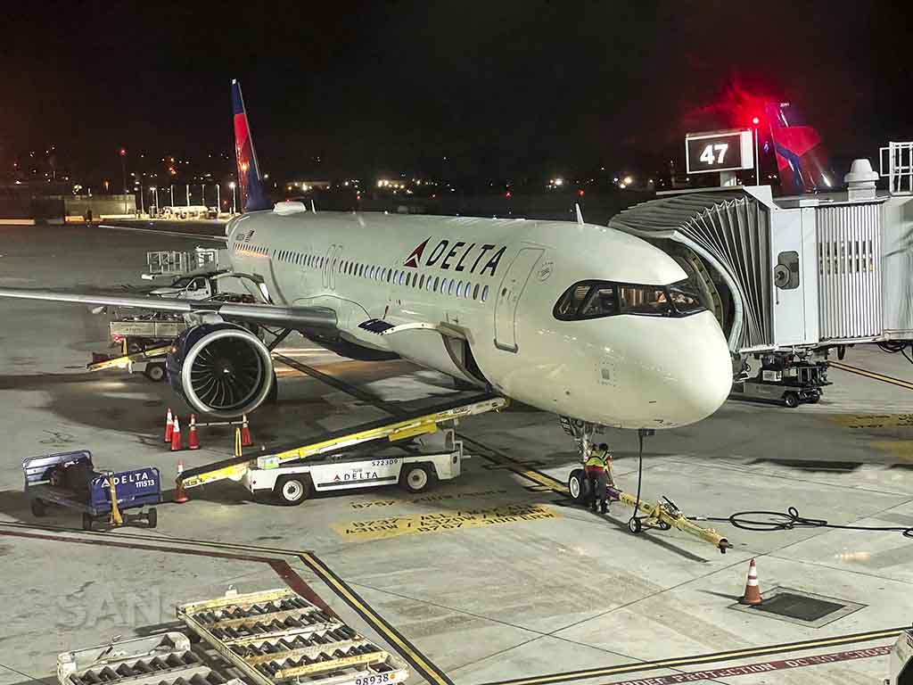 Delta A321neo gate 47 San Diego airport