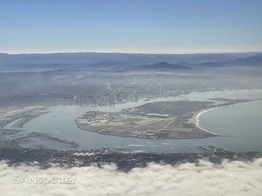 View of San Diego after takeoff from SAN