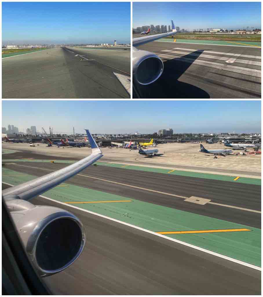 United 737-900 takeoff San Diego airport 