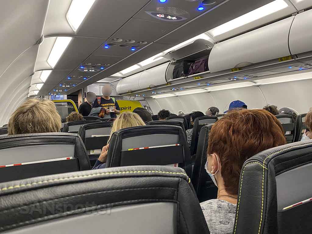 Spirit airlines A320neo cabin