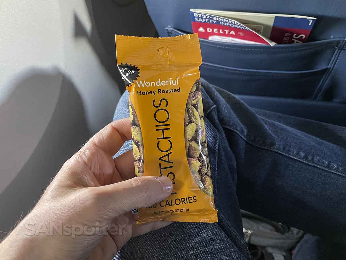 Delta first class snack